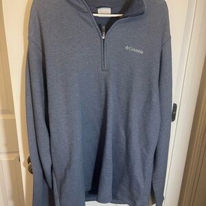 Columbia Men's Zip-Up Sweater in Navy